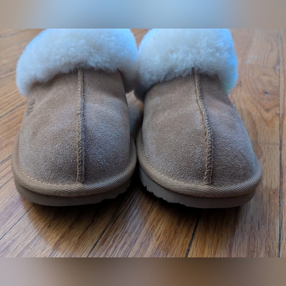 UGG Women's Disquette Slippers Chestnut Suede Upper - Picture 9 of 11